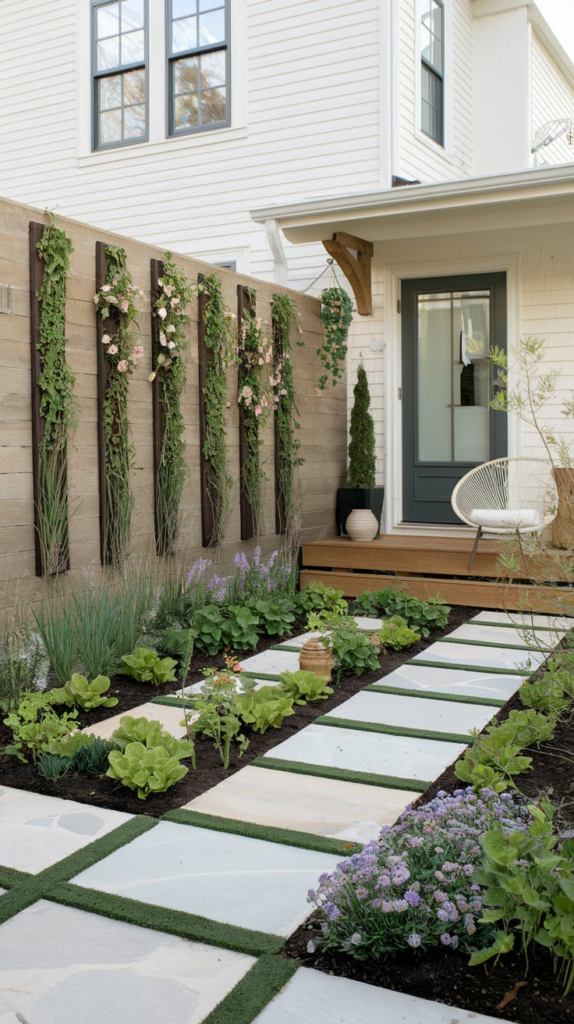 Inviting small front porch