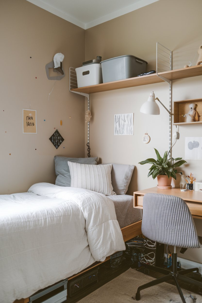 Cozy dorm room