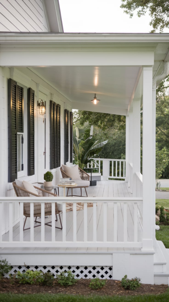 Wooden Bench with Cushions