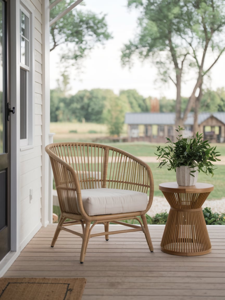 Shiplap Walls on Porch