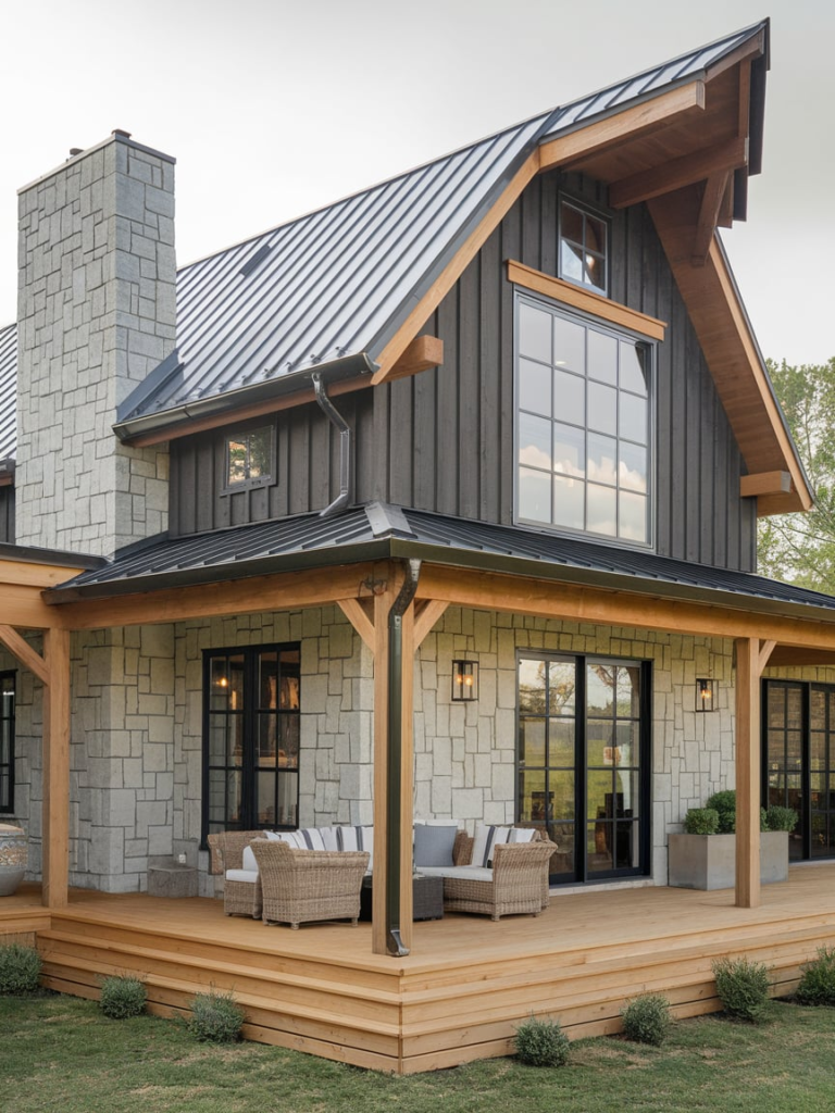 Wooden Porch Swing Bed