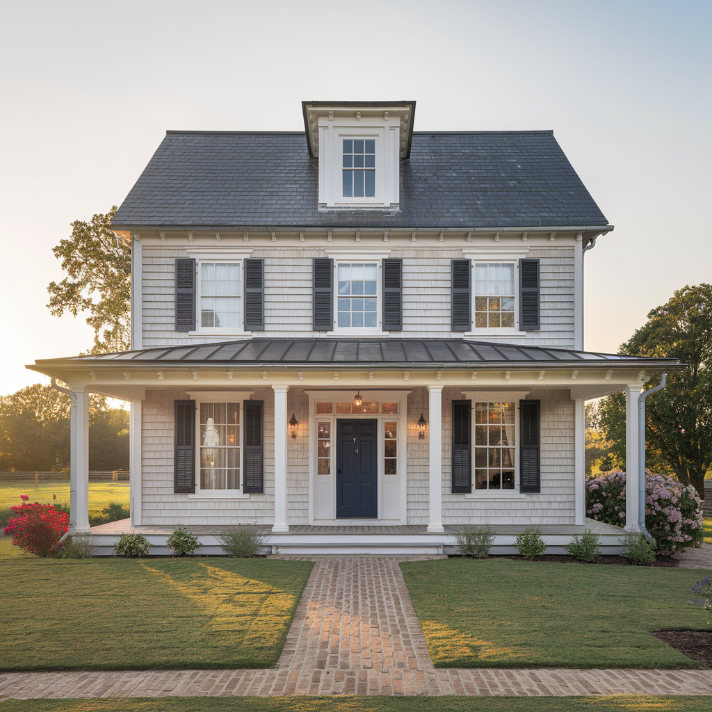 Porch filled with plants and greenery