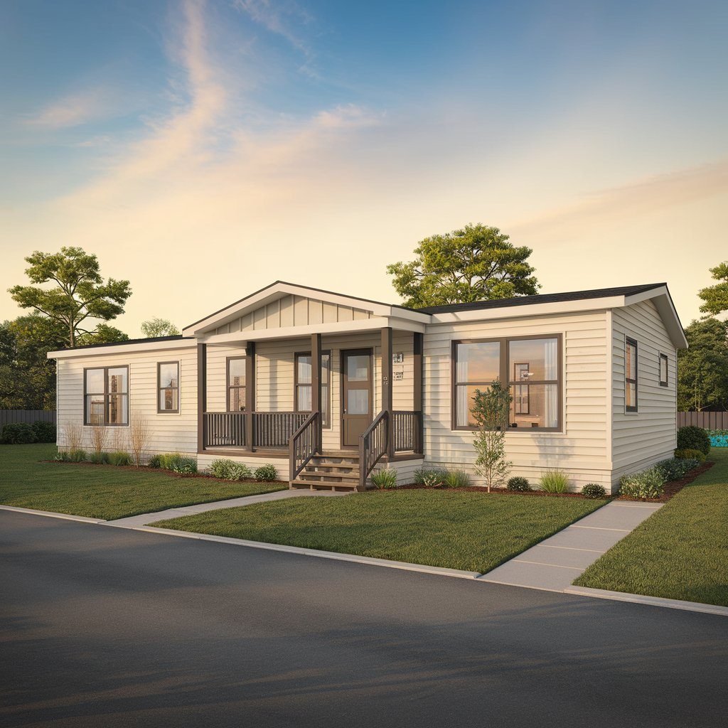 Industrial style porch with metal accents