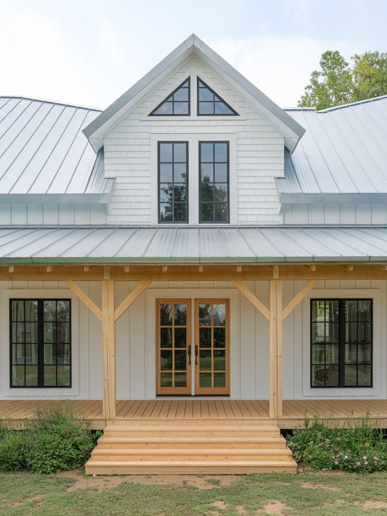 Family-friendly porch with playful features