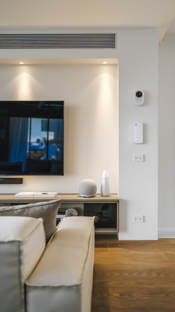 Smart home automation in penthouse