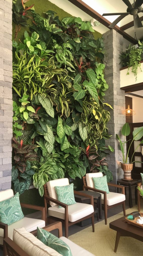 Indoor plants and living walls