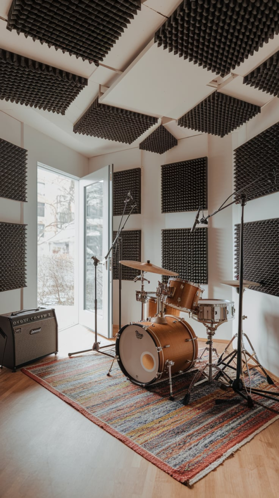 Soundproof music room