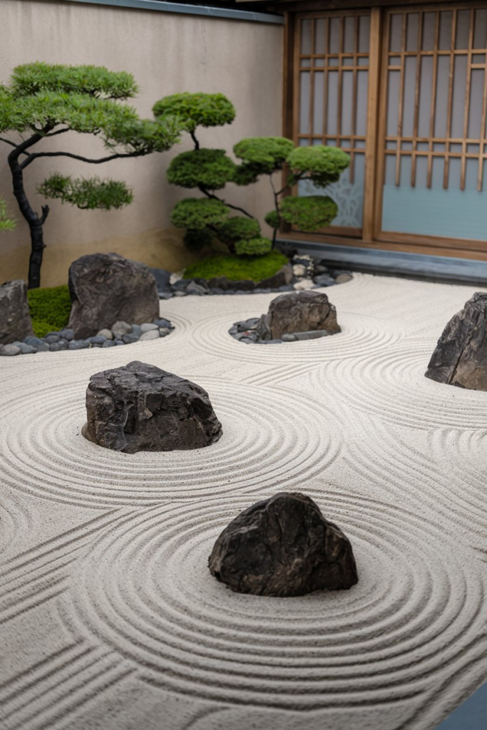 Rooftop zen garden