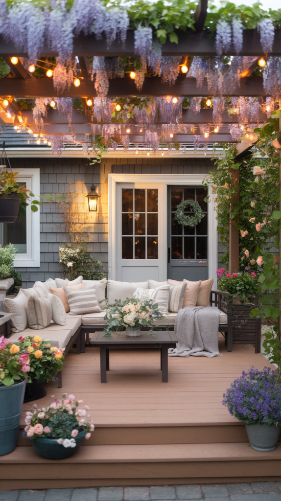 Mirrors on Small Patio