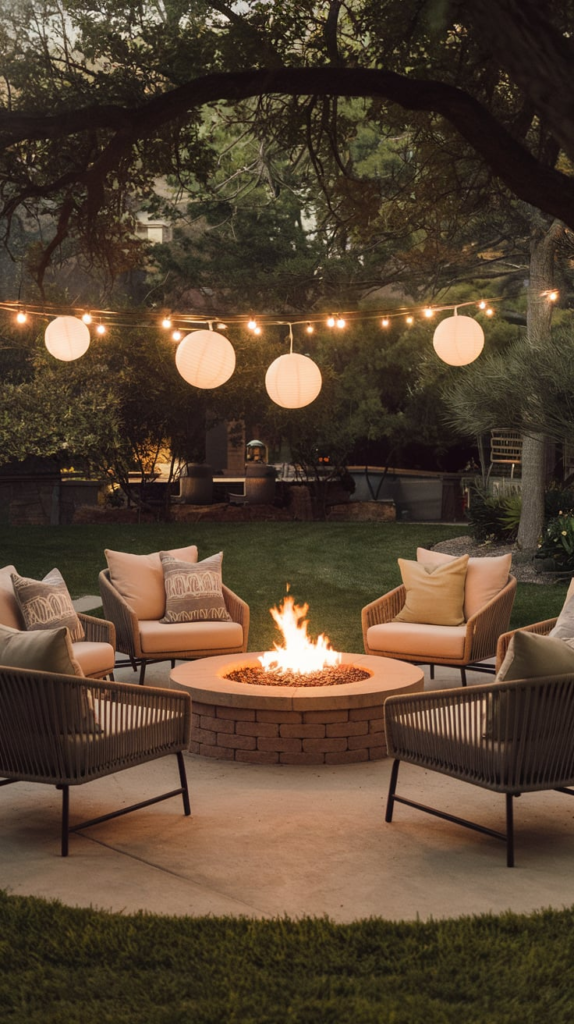 Small Water Fountain on Patio