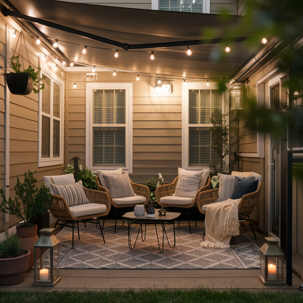 Zoned Small Patio