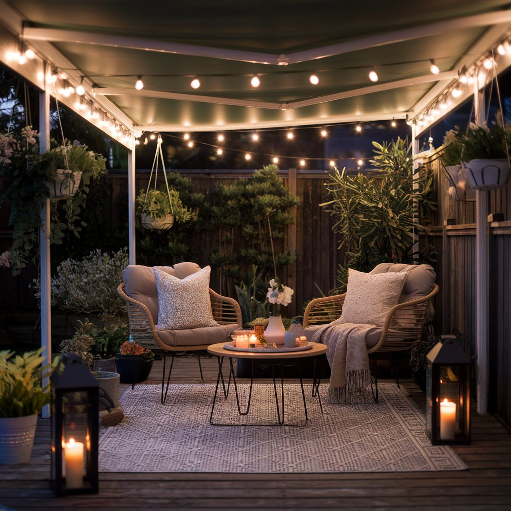 Hammock on Small Patio