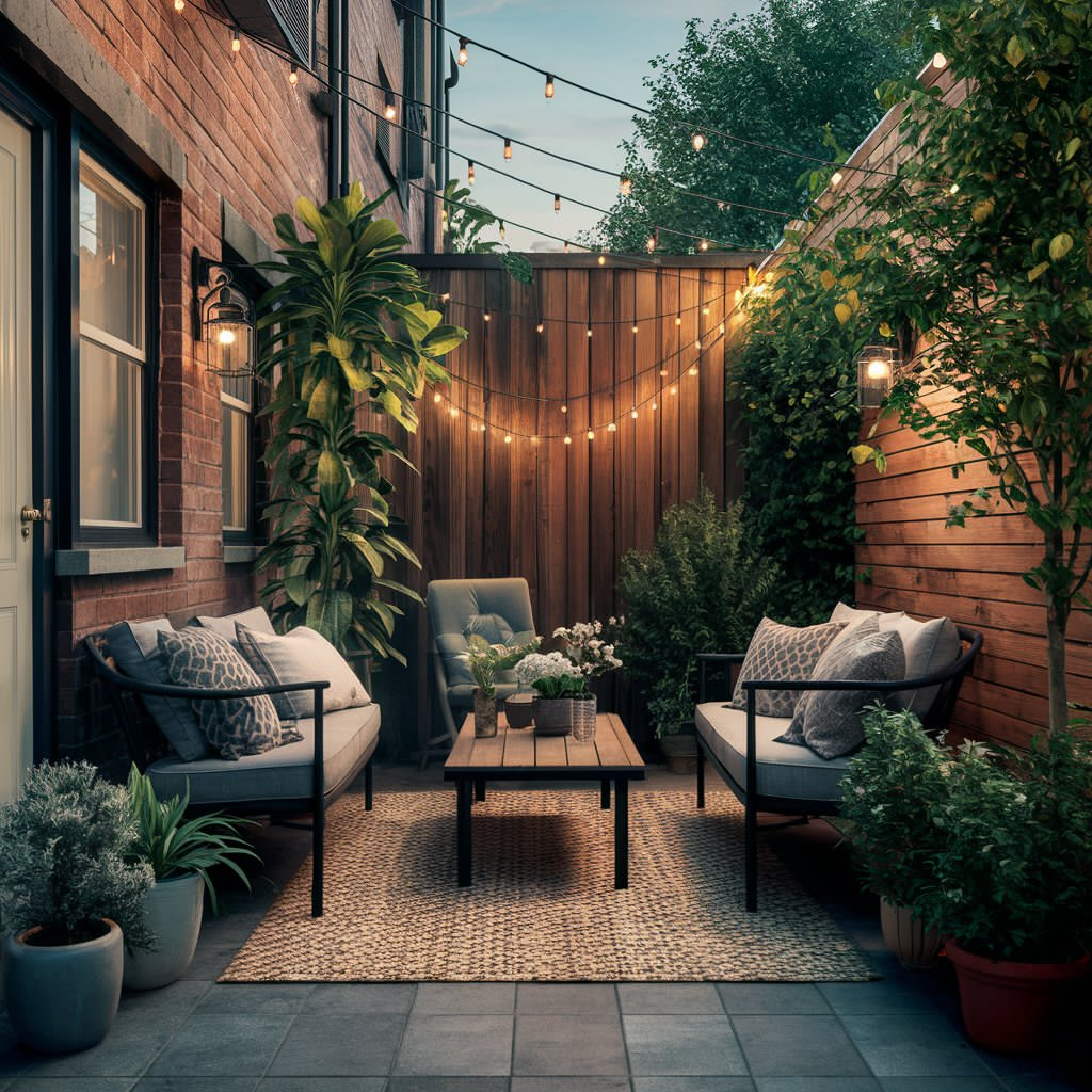 Bold Patterns on Patio