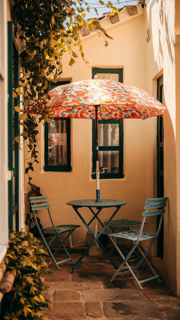 Small Fire Pit on Patio