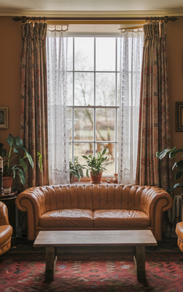 Country house with panoramic windows