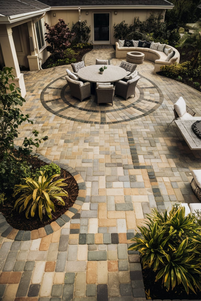 Patio with Water Feature