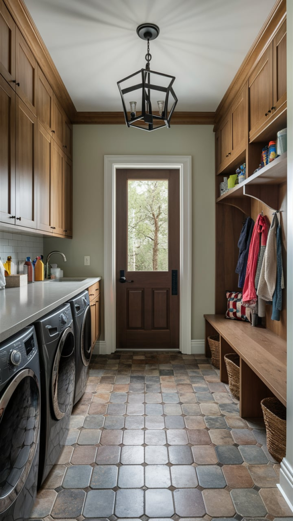 Multi-functional mudroom