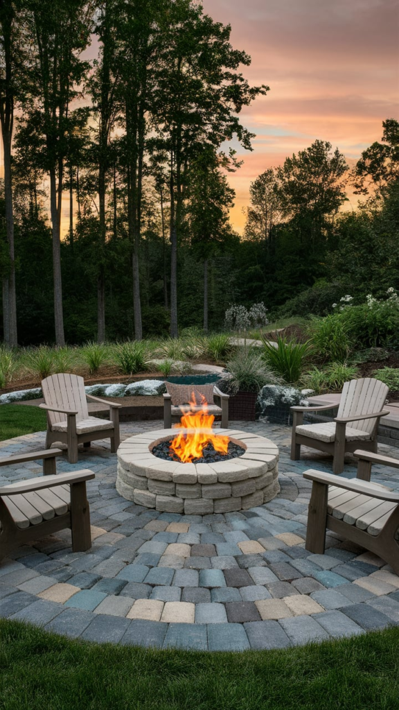 Raised Patio with Steps