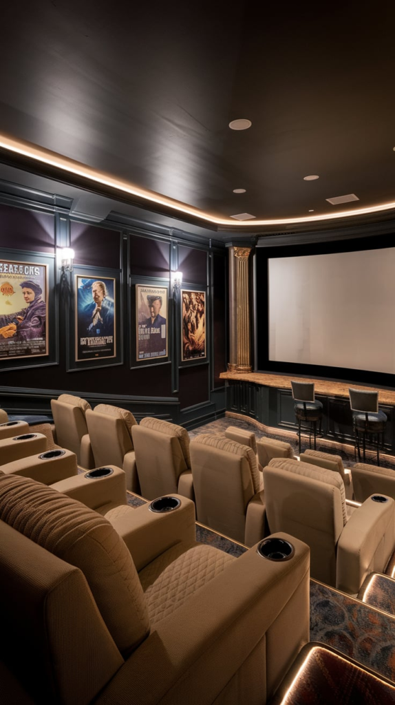 Home entertainment room
