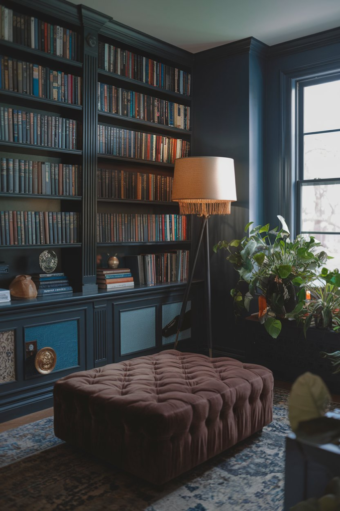 Home library design
