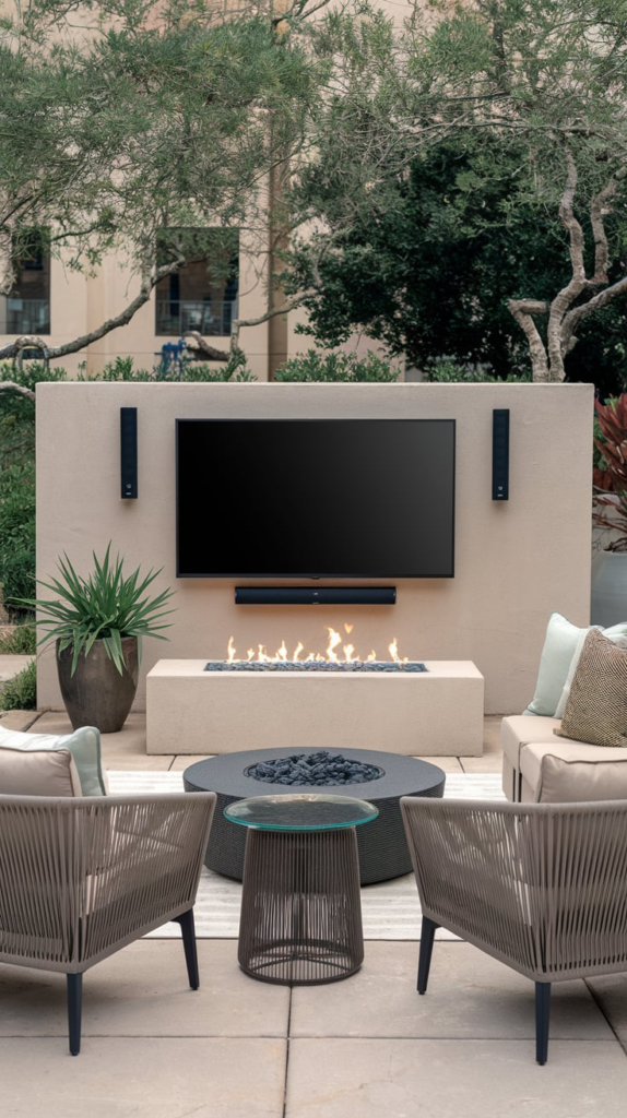 Rooftop patio