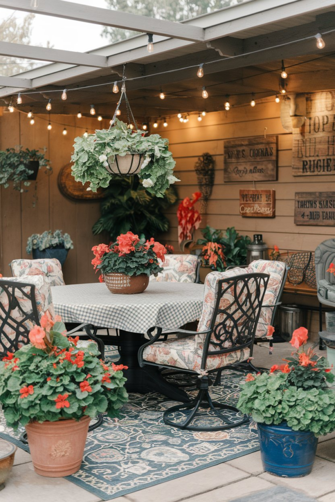 Alfresco dining with a view
