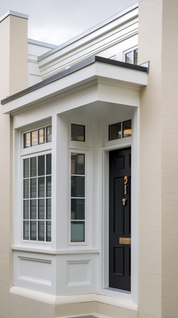 Industrial style house exterior