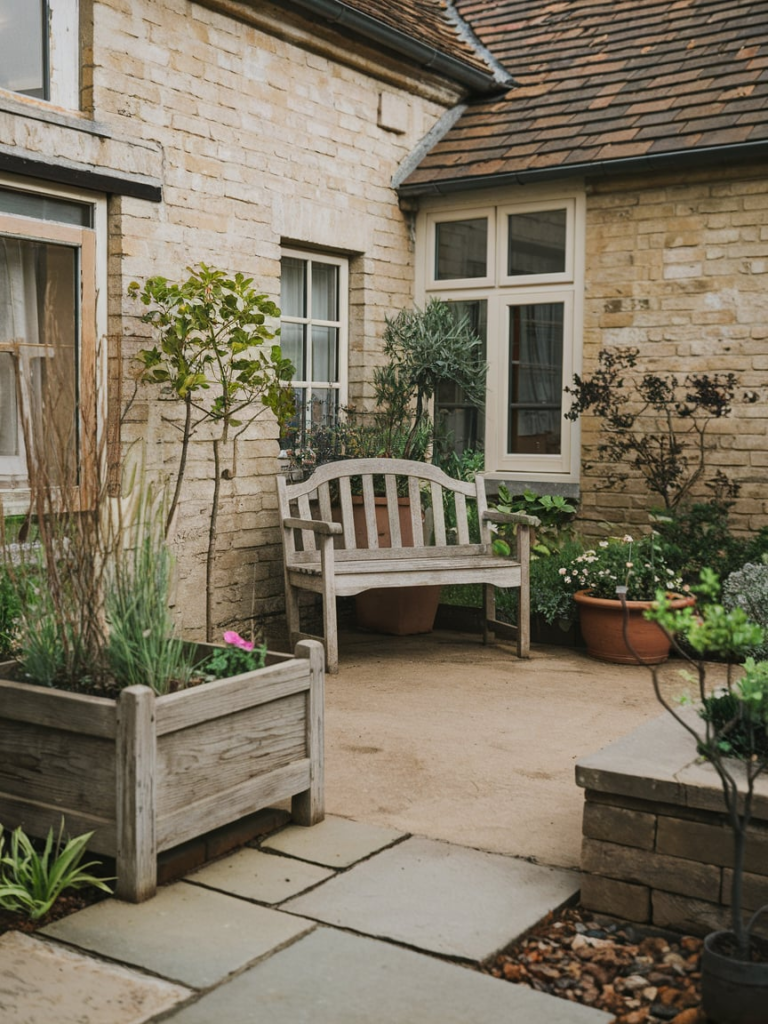 Reclaimed Wood Bench with Storage