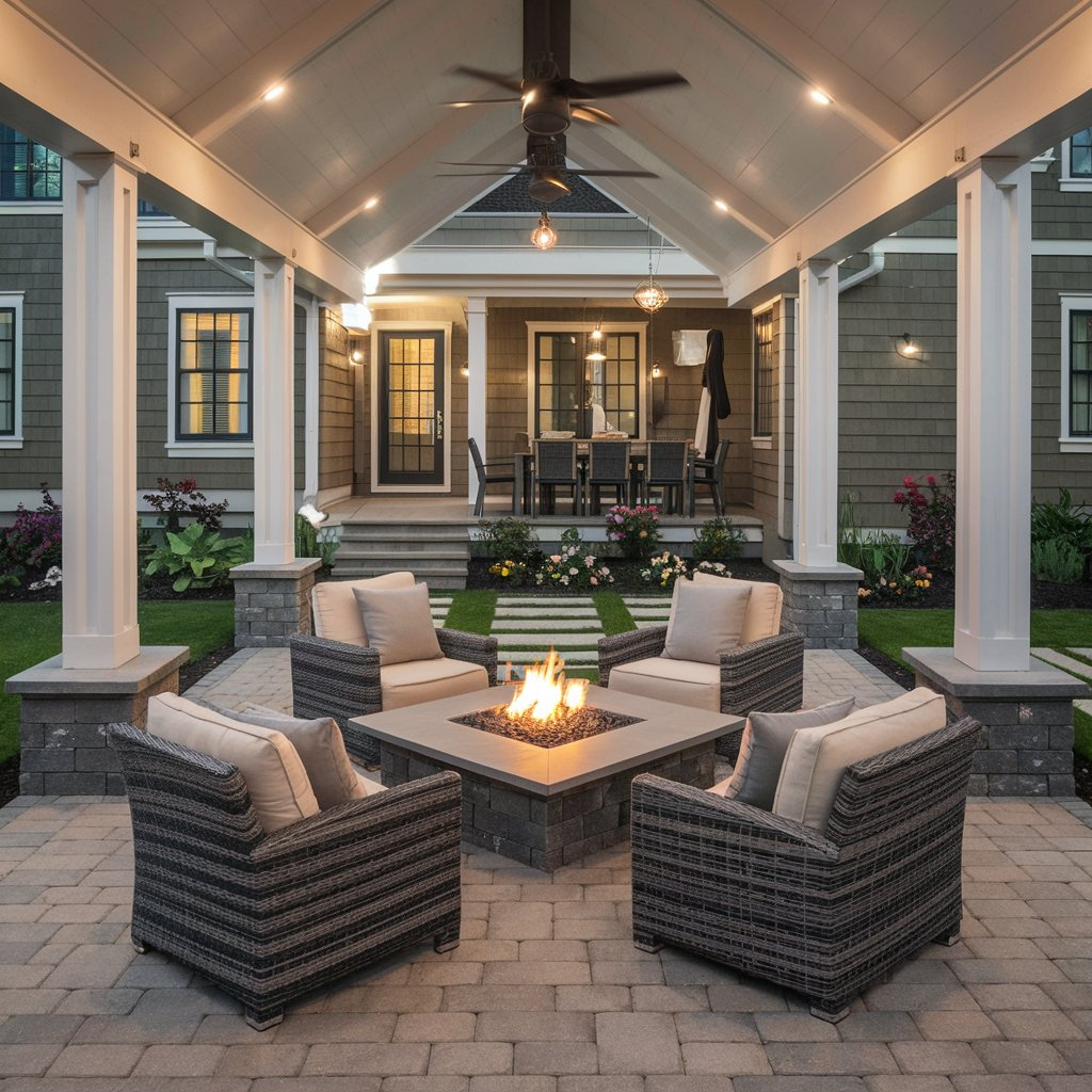 Metal Roof with Industrial Design