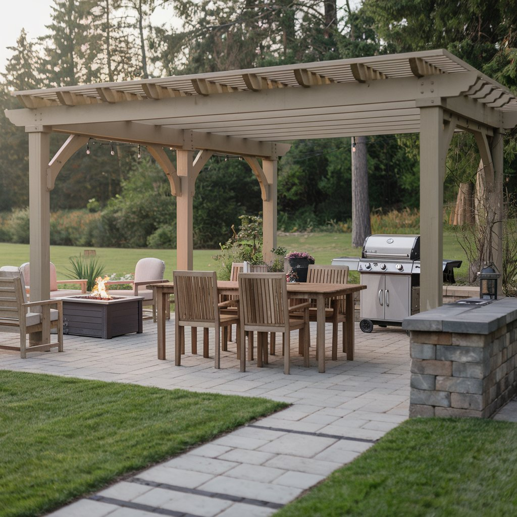 Wrap-Around Patio with Open Sides