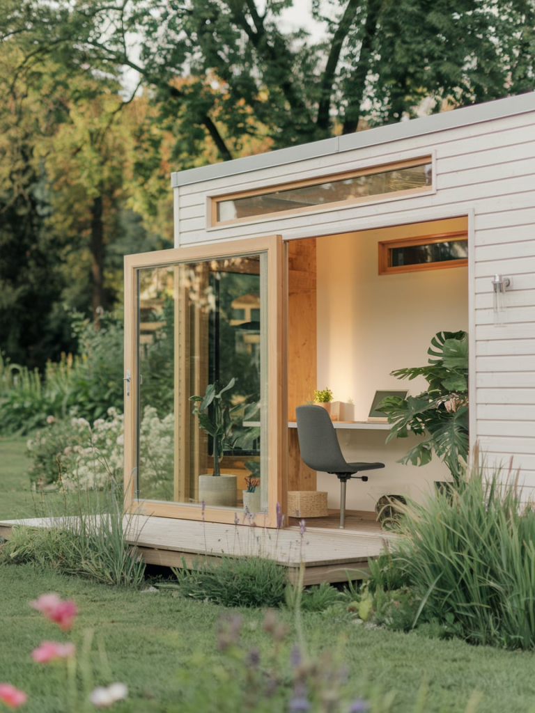 Industrial style patio