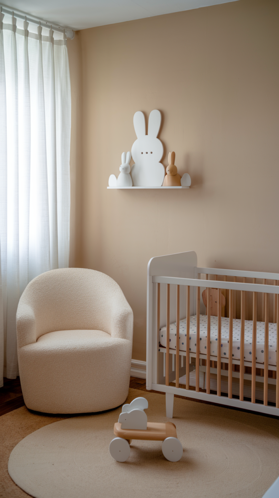 Nature-inspired nursery decor