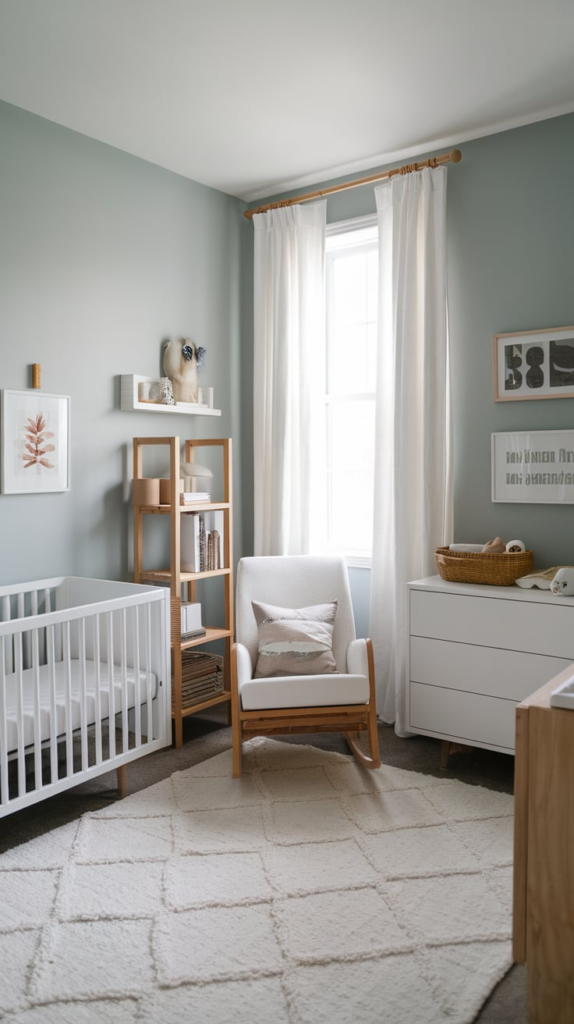 Rustic cabin nursery