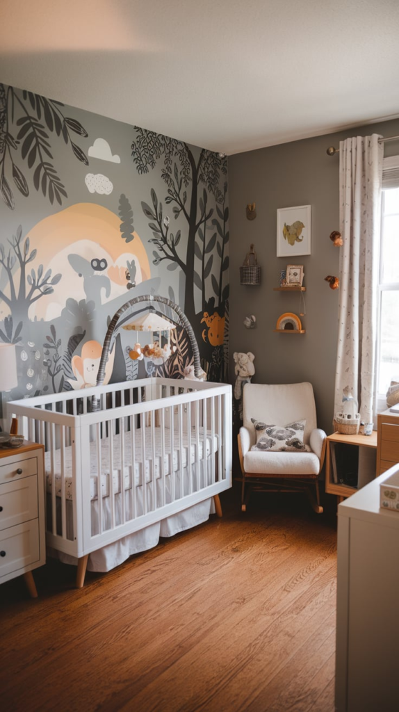 Baby boy nursery ideas collage