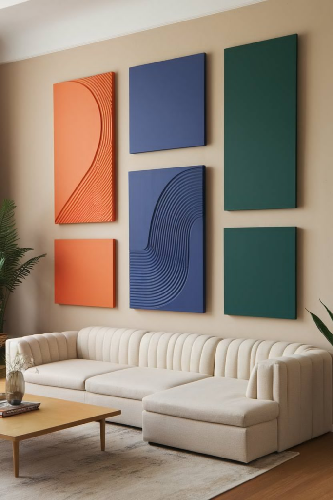 Painted Cardboard Panels Backdrop