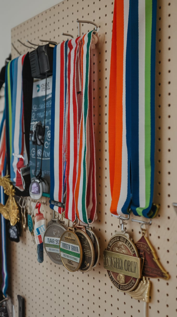 Pegboard Photo Display Backdrop