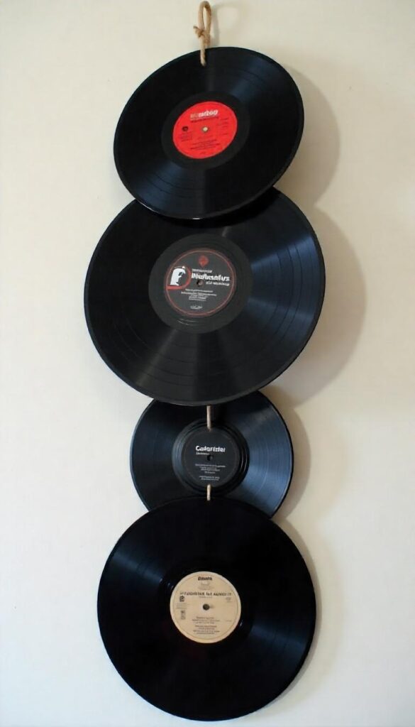 Vinyl Records Backdrop