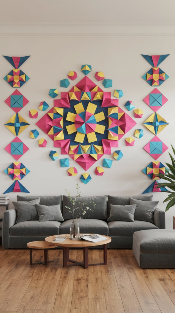 Geometric Wall Backdrop