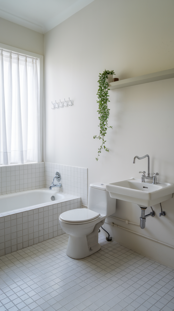 Bathroom plants