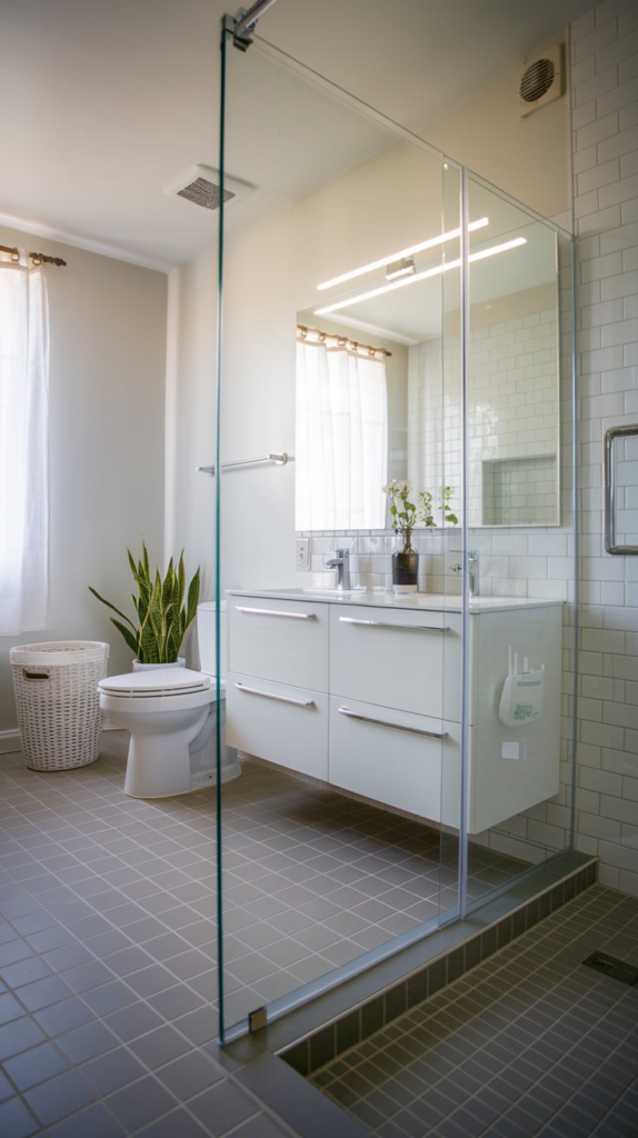 Bathroom wainscoting