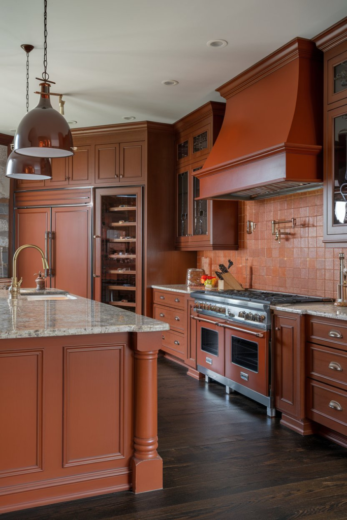 Refaced kitchen cabinets