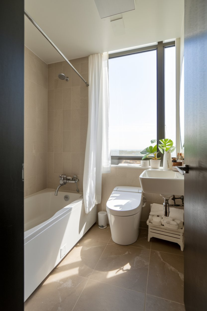 Countertop covered with contact paper