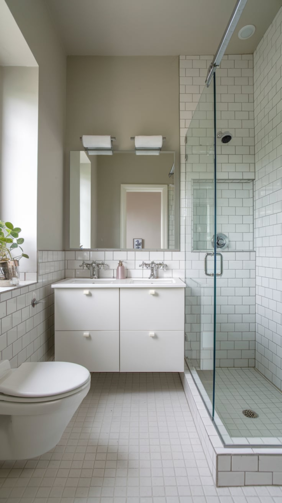 Modern bathroom fixtures