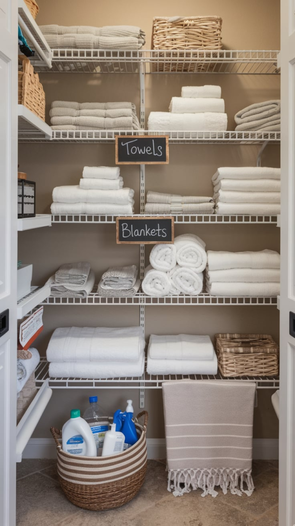 Sheet sets stored inside pillowcases