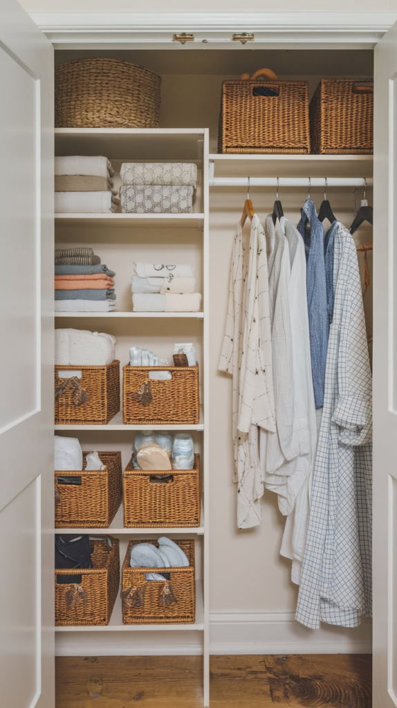 Guest linens stored separately