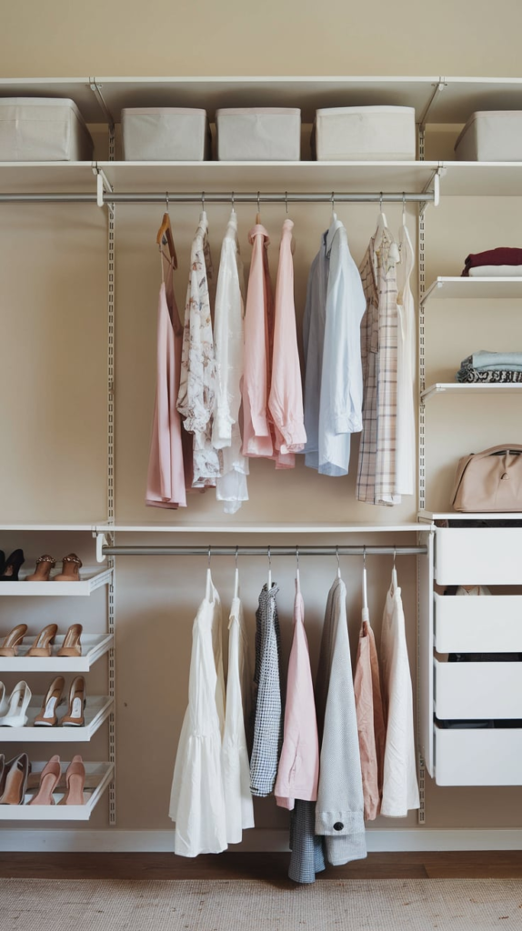 Drawer with dividers for accessories