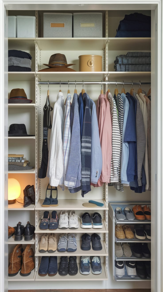 S-hooks holding purses and belts