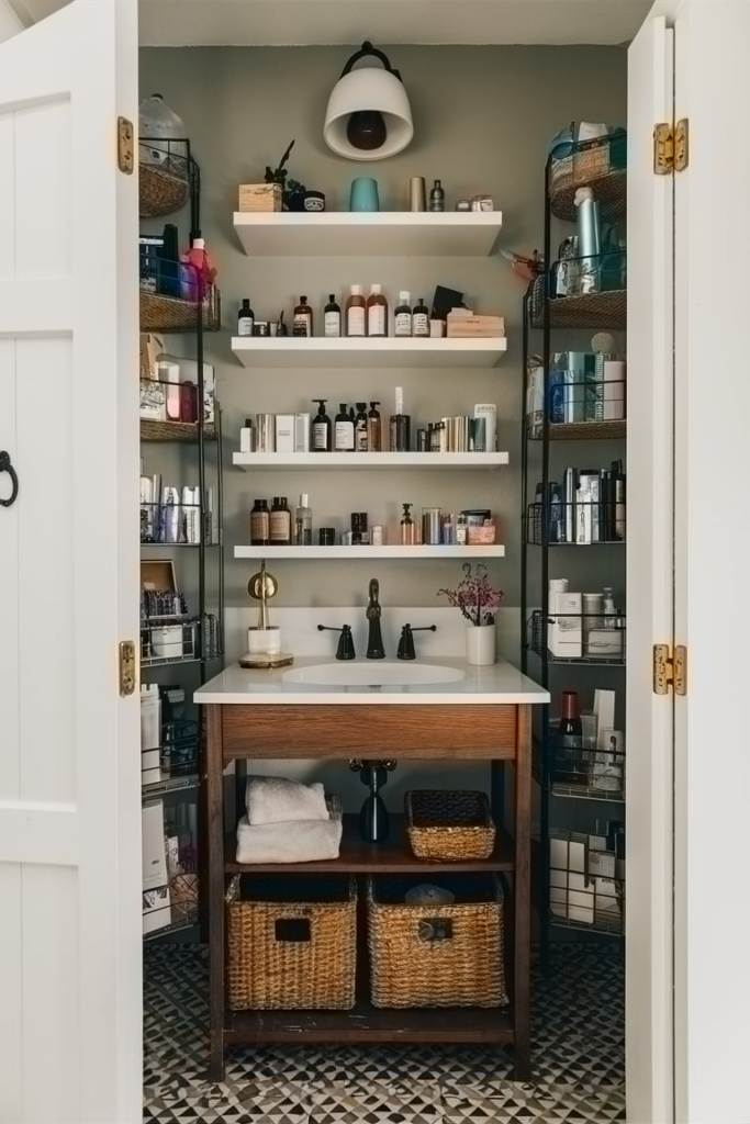 First-aid supplies bin