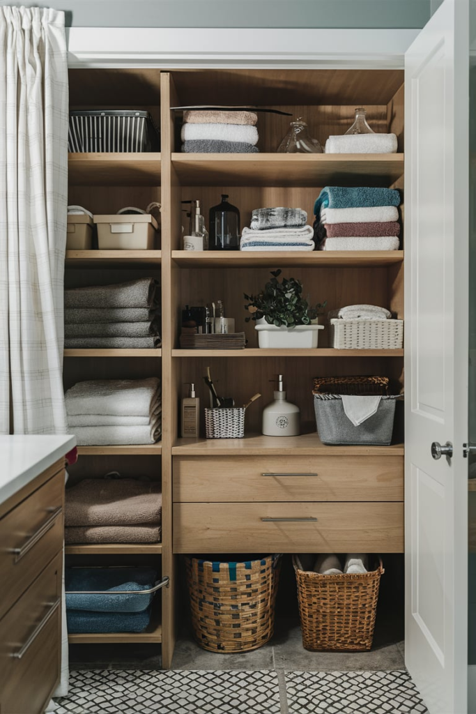 Drawer dividers for bathroom items