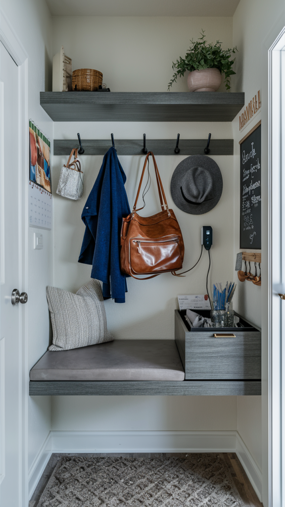 Mirror with built-in storage